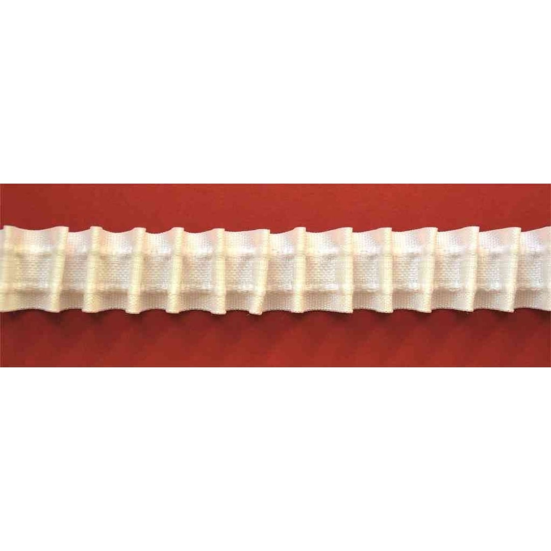 1 Meter - Gardinenband, Kräuselband, Smokband, 100% Polyester