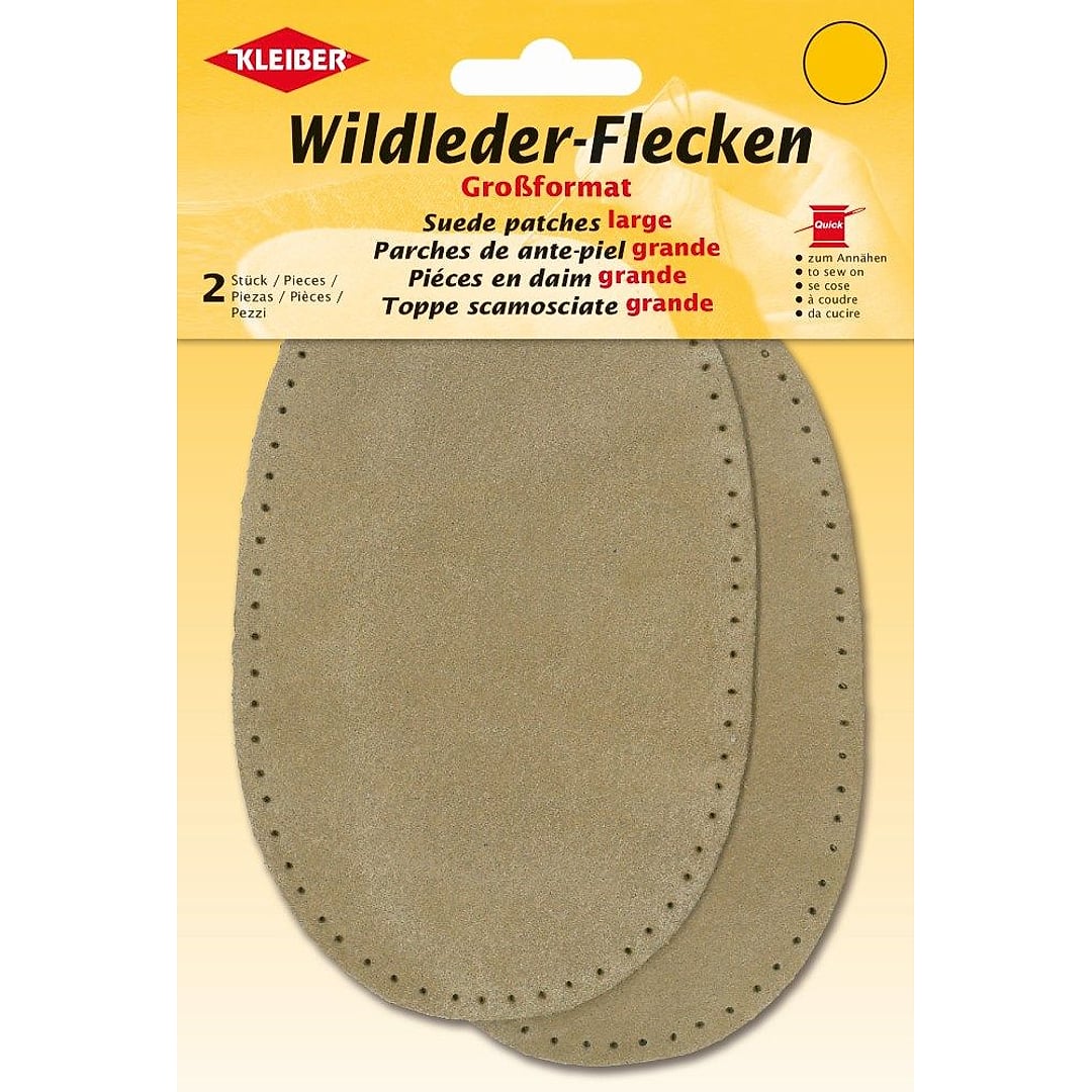 Wildleder-Flecken Großformat zum Annähen 854
