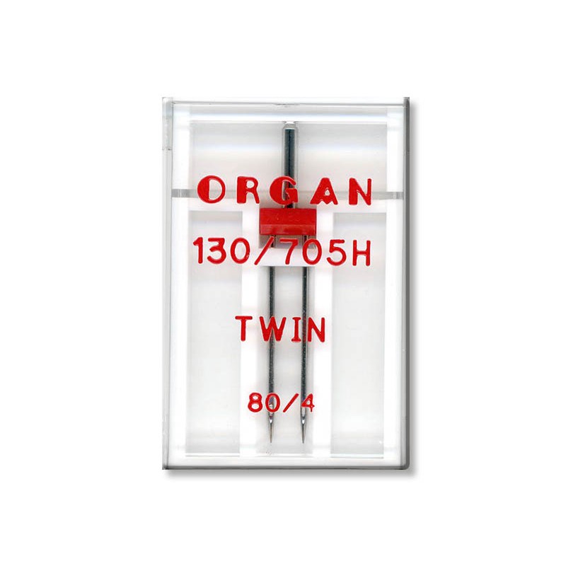 ORGAN Zwillingsnadeln System 130 / 705 H, Nähmaschinennadeln Flachkolben