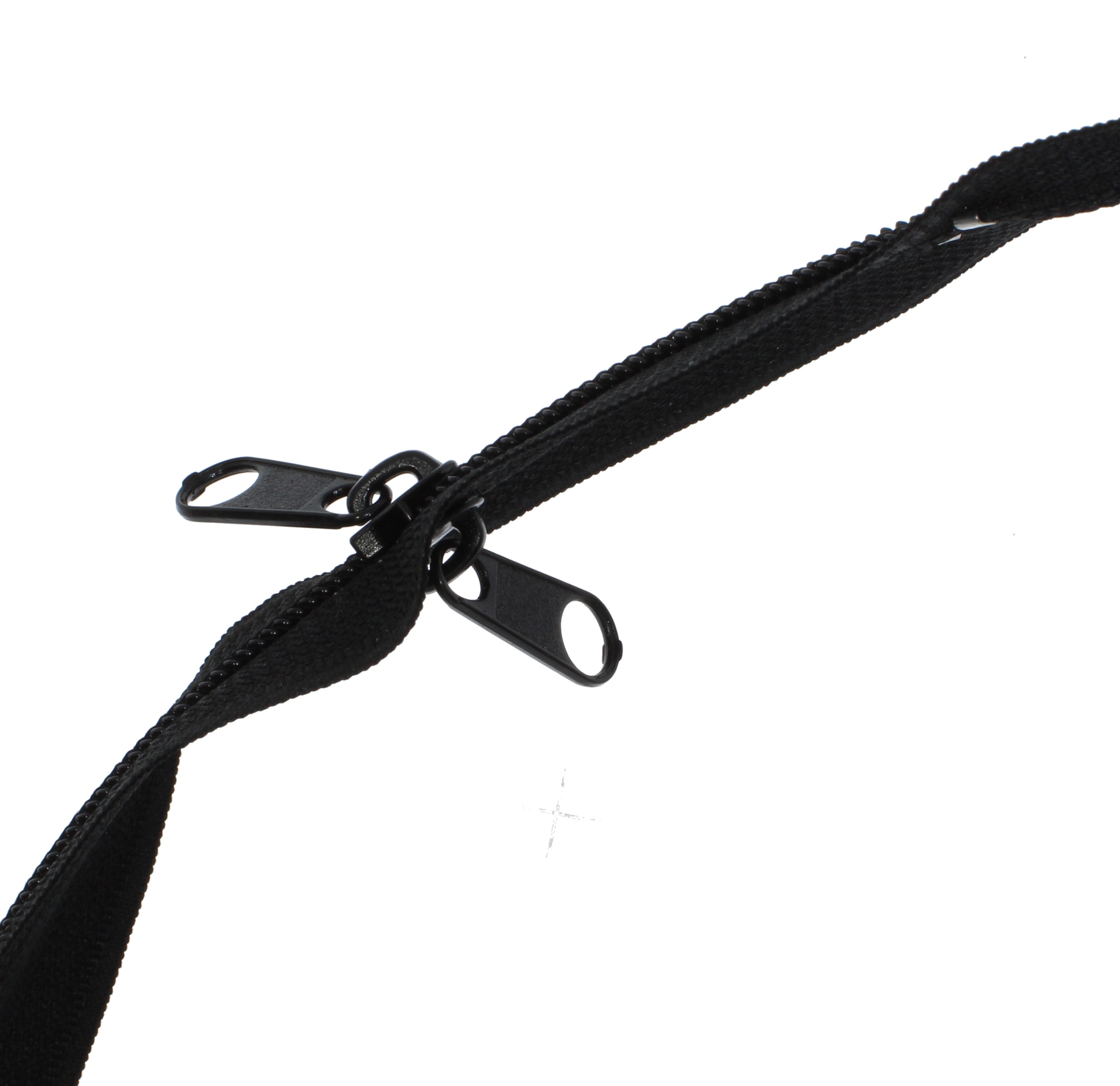 Reißverschluss mit Doppelseitigem Zipper Plastik Spiral bis 150cm teilbar #5
