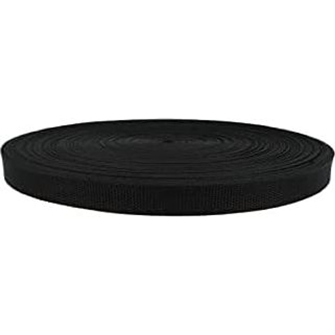 (0,59€/m)Gurtband 30mm Breit 10 Meter in schwarz