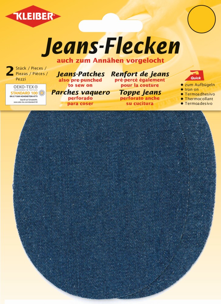 Jeans-Flecken zum Aufbügeln 345