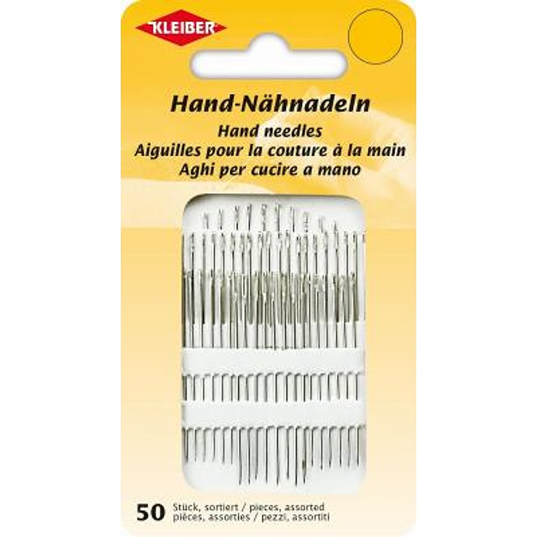 (0,10€/Stück) KLEIBER Hand - Nähnadeln, sortiert, 50 Stück
