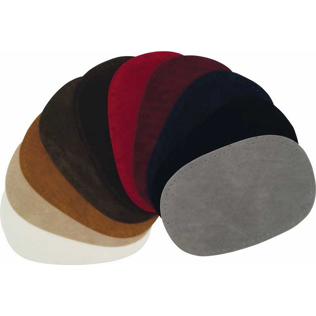 Velour-Leder Imitat zum Annähen 896 Leder-Flecken Flicken