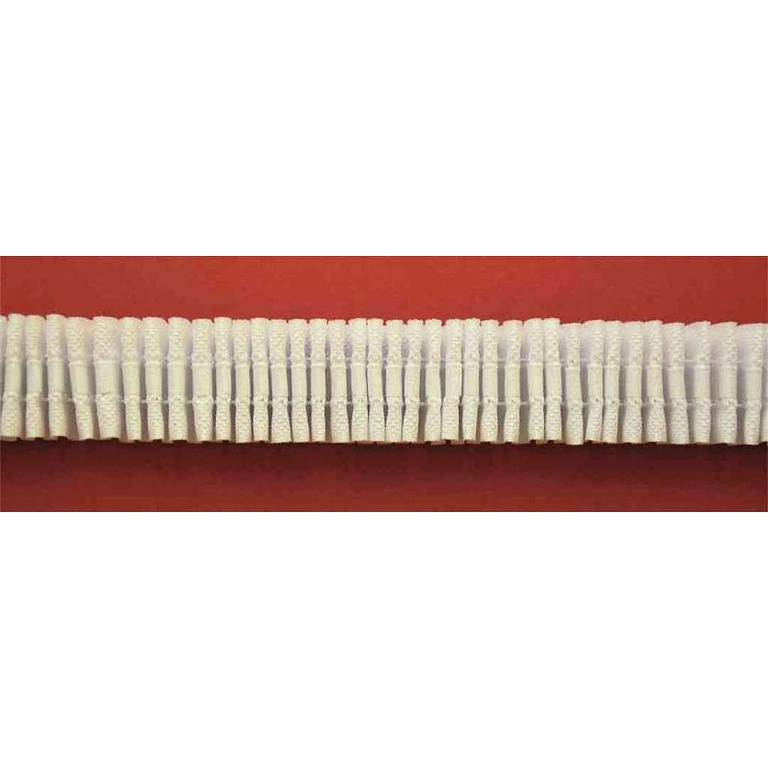 1 Meter - Gardinenband, Kräuselband, Smokband, 100% Polyester