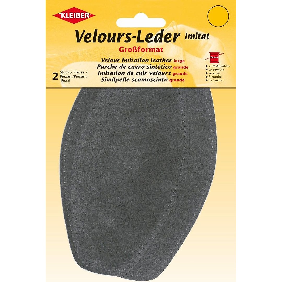 Velour-Leder Imitat Großformat zum Annähen 895