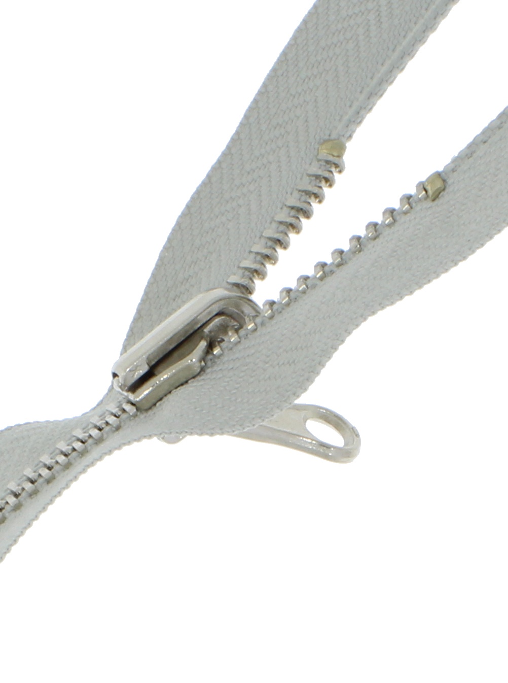 WENDE Reißverschluss Metall Silber Nickel #5, teilbar