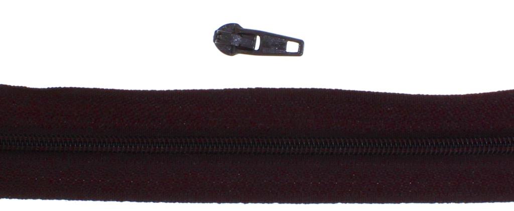 Endlos Reißverschluss 3mm, inkl. Zipper